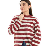 Striped Cotton Long Blouse - Kady