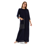Glittery Sleeves Home Gown - Kady