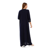 Glittery Sleeves Home Gown - Kady