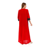 Glittery Sleeves Home Gown - Kady