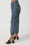 Women Boyfriend Jeans (8028) - Kava