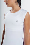 Sigma Fit White Shooting Star Tank Top